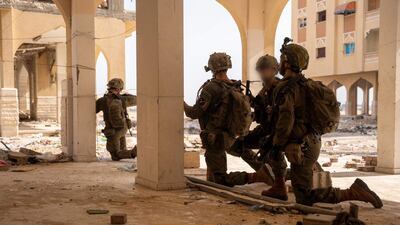 Soldados israelíes en la Franja de Gaza.