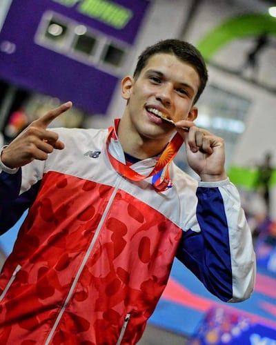 El karateca Iván Gabriel Britos Scappini (21 años) ganó la medalla de oro, la 7ª del Team Paraguay.