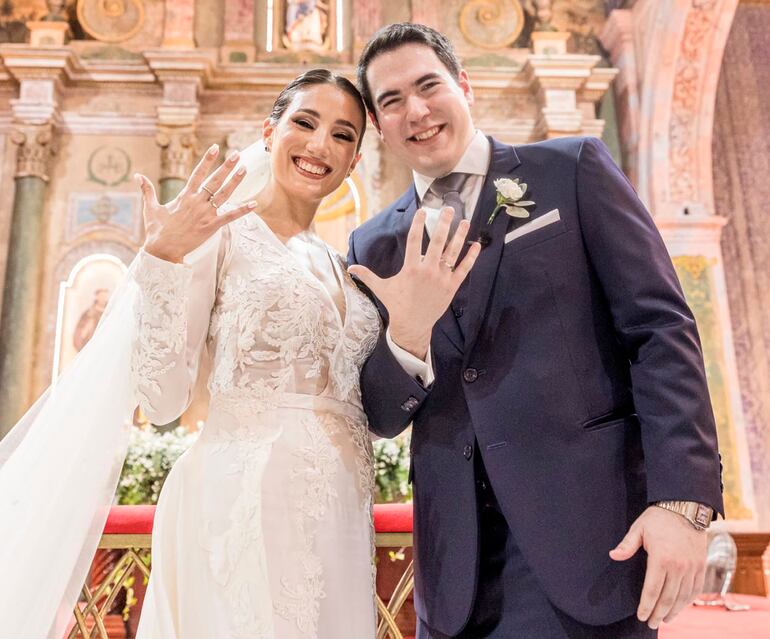 Recién casados.