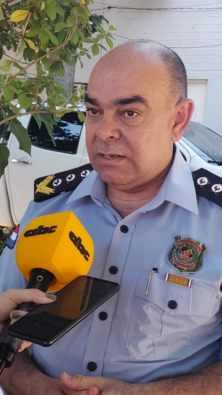 Hugo Díaz, director de Policía de Cordillera.