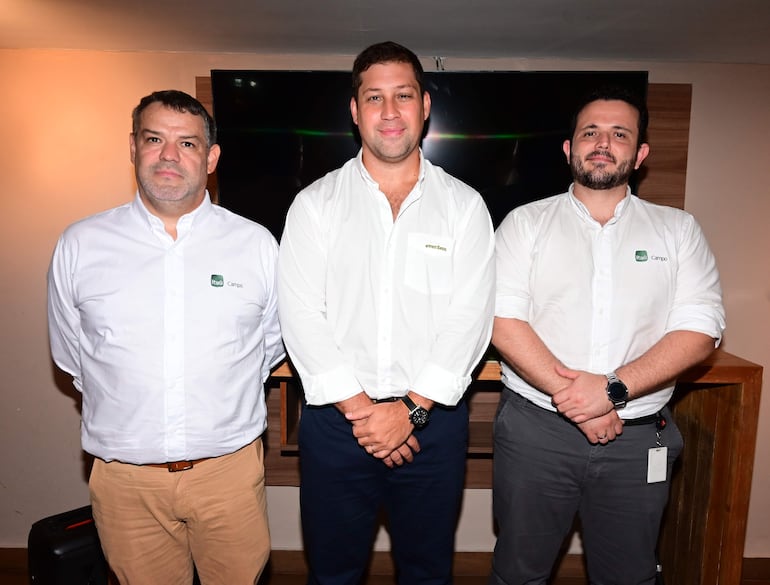 Víctor Alonso, Roger Klein y Esteban Laguna.