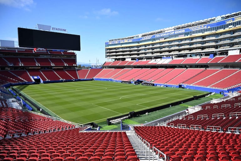 El Levi's Stadium ubicado en la ciudad de Santa Clara, California, Estados Unidos