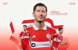 Robert Lewandowski, nuevo futbolista del Chicago Fire.