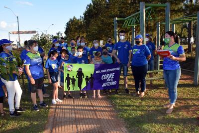 “Paraguay corre por el autismo”, año 2020. Archivo. 