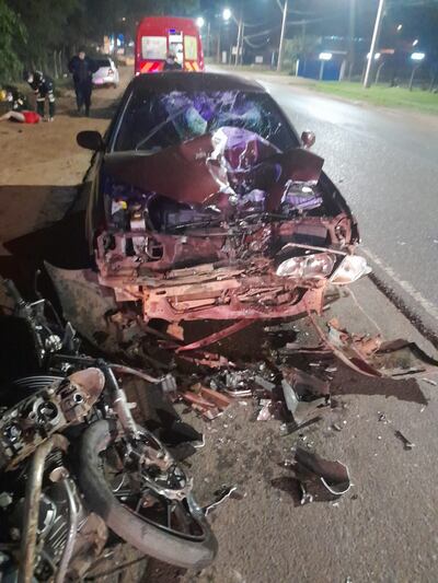 Accidente de tránsito se cobra la vida de un hombre de 38 años.