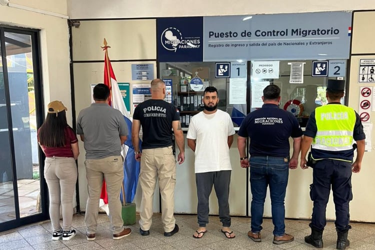 PJC: expulsan a brasileño buscado en su país por tráfico de drogas