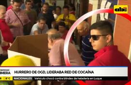 Hurrero de Óscar González Daher lideraba red de cocaína