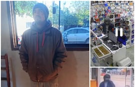 Detienen a presunto asaltante que utilizaba a un menor de edad para cometer robos en Santa Rosa del Aguaray