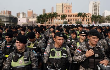 Integrantes del comando Lince de la Policía Nacional.