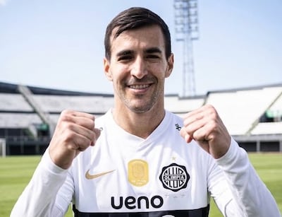 Raúl Alejandro Cáceres Bogado (34 años), futbolista de Olimpia.