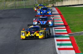 Óscar Bittar, con su Ligier JS P320 Nissan #59 (Team Virage), en un sector del circuito de Mugello.