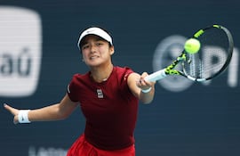 La filipina Alexandra Eala, semifinalista en Auckland.