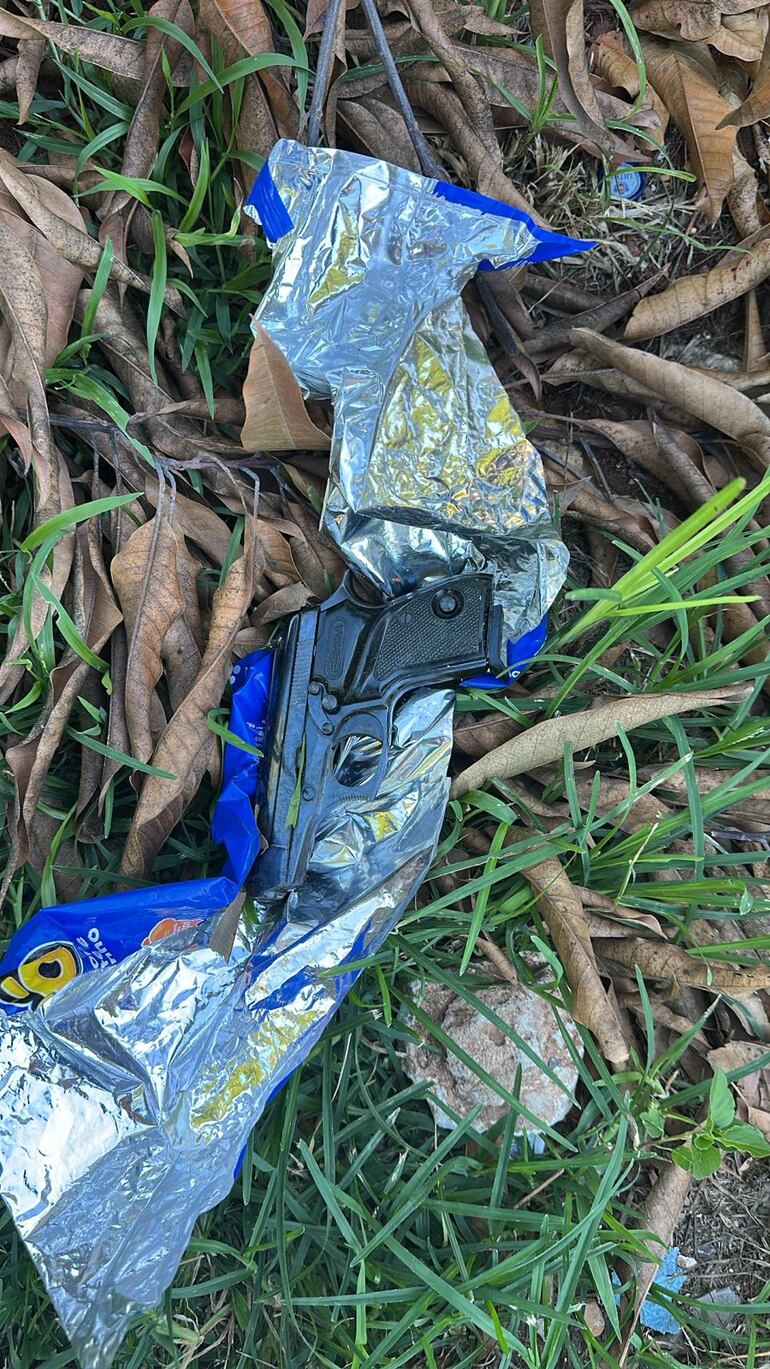 Detención de David Penayo por el supuesto asesinato de su cuñado José María Bogado en Lambaré e incautación de un arma de fuego.