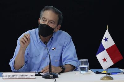 El presidente de Panamá, Laurentino Cortizo.