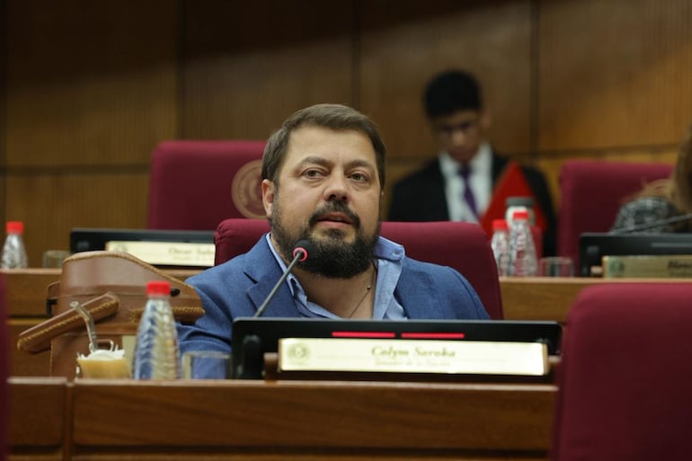 Colym Soroka (ANR, Disidente). Foto Prensa Senado.