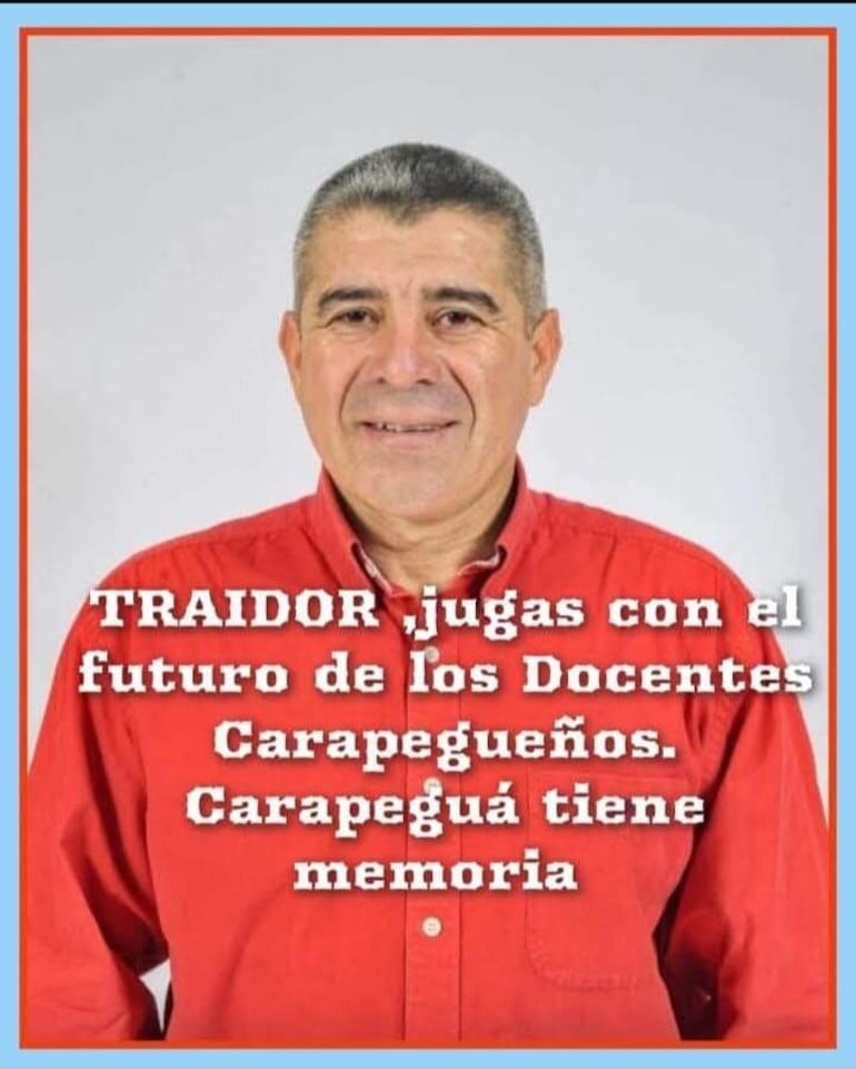 El escrache en las redes contra el diputado cartista Héctor “Bocha” Figueredo.