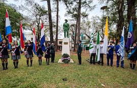 Villarrica conmemoró el 93.° aniversario de la Batalla de Boquerón.