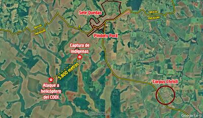 Los indígenas fueron capturados a 5.800 metros de donde Macho casi derribó un helicóptero del CODI.