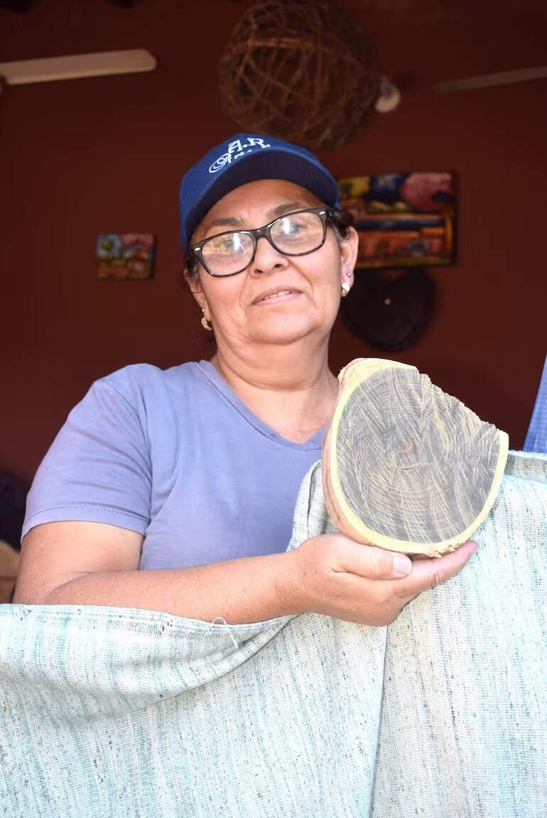 La artesana Alicia Páez.