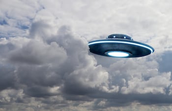 Concepto de OVNIs, imagen ilustrativa.