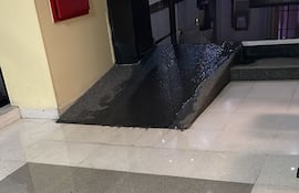 Oficinas del Congreso se inundaron esta mañana.