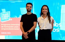 César Astigarraga, presidente de itti; y Paola de la Huerta, directora ejecutiva de Koga.