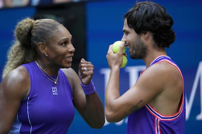 Carlos Alcaraz y Serena Williams en dobles mixtos, un show para apreciar.