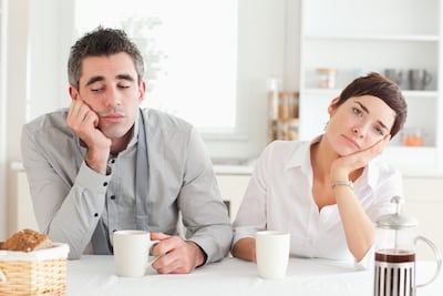 Pareja aburrida, imagen ilustrativa.