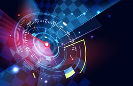 Una ilustración de un velocímetro: varios datos pueden ser analizados de manera rápida con la IA.