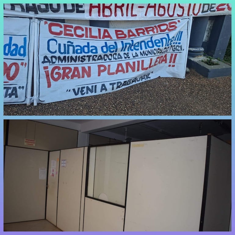Denuncian que la administradora municipal Cecilia Barrios sería funcionaria “planillera” de la comuna y cuñada del intendente de Paraguarí, Marcelo Simbrón (ANR).
