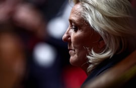 Marine Le Pen, líder del partido de ultraderecha en Francia, Agrupación Nacional (RN).