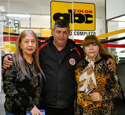 Alba Beatriz Narváez, Oscar Leguizamón y Felicita Rabello