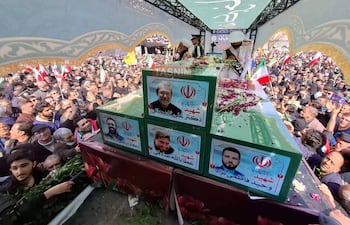 El funeral de Ali Lariyani, secretario del Consejo Supremo de Seguridad Nacional de Irán, que murió tras unos bombardeos israelíes, se celebra este miércoles en la capital Teherán.