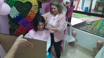 Donación de Pelucas a pacientes oncológicos de Encarnación.