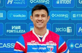 Adam Fernando Bareiro (28 años), durante su tardía presentación en Fortaleza.