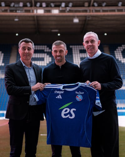 Gary Paul O'Neil (42 años), exfutbolista y entrenador inglés presentado como nuevo conductor de Racing de Estrasburgo