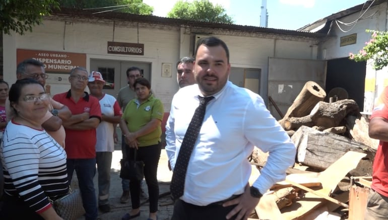 Máximo Medina, nuevo director interino de Servicios Urbanos de Asunción.