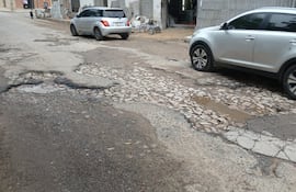 Calle Julio César Franco esq. Nanawa, calle alternativa a Mcal. López.