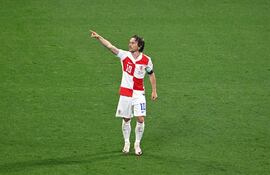 Luka Modrić (40 años), leyenda de Croacia y del fútbol mundial que disputará si quinta Copa del Mundo en el 2026.