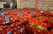 Cebollas de contrabando que iban a ser reempacadas para la venta ilegal en Paraguay.