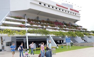 Fachada del Aeropuerto Internacional de Silvio Pettirossi. Archivo.
