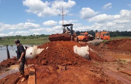 El tramo Quiindy-Ybycuí que urge sea asfaltado.