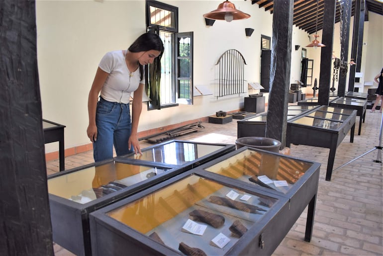 El museo histórico del Parque Nacional Ybycuí es uno de los atractivos para quienes realizan turismo interno en la zona.