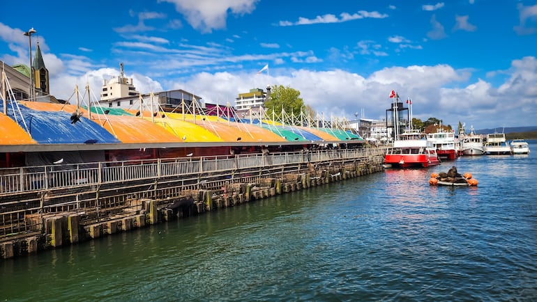 Puerto de Valdivia, Chile.