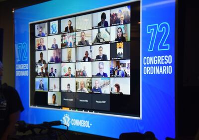 Representantes de las diez federaciones afiliadas a la Conmebol y otras cuatro Confederaciones participaron del Congreso Ordinario.