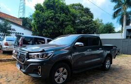 Esta camioneta fue recuperada por agentes del Control de Automotores, el vehículo estaba denunciado en Argentina.