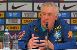 El entrenador italiano. Carlo Ancelotti, seleccionador de Brasil.