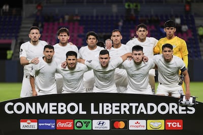 Equipo titular de Libertad presentado el martes en Ecuador, en la caída por goleada contra el Independiente del Valle por 4-1. El gol repollero lo hizo Lorenzo Melgarejo.