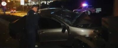 La víctima habría perdido el control del automóvil, lo que provocó el accidente.