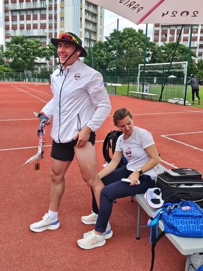 César Almirón Escobar (6/8/2001), listo para el debut.